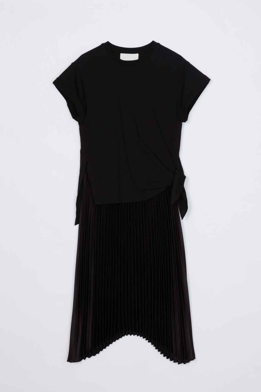 T-Shirt Combo Dress with Pleated Skirt - 3.1 Phillip Lim Signature