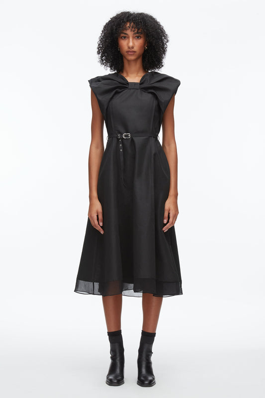 Draped Bow Dress with Belt - 3.1 Phillip Lim Recommended