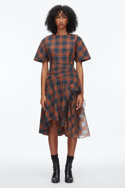 Plaid Mix Draped Dress - 3.1 Phillip Lim Great Value