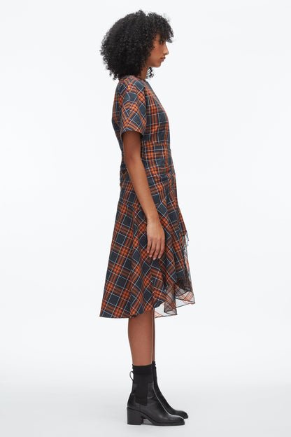 Plaid Mix Draped Dress - 3.1 Phillip Lim Great Value
