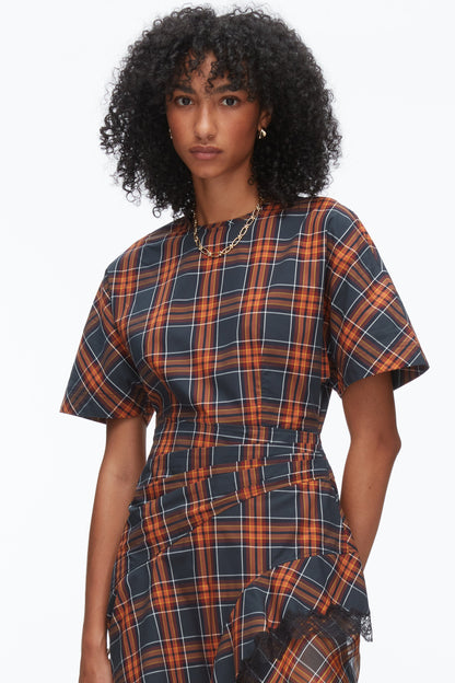 Plaid Mix Draped Dress - 3.1 Phillip Lim Great Value