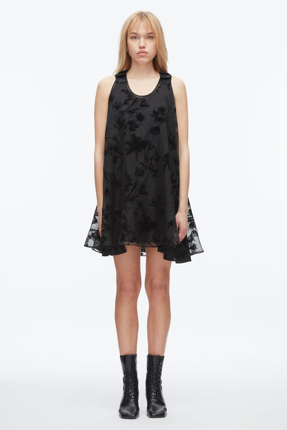 Flocked Organza Trapeze Dress - 3.1 Phillip Lim Customer Favorite