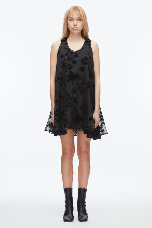 Flocked Organza Trapeze Dress - 3.1 Phillip Lim Customer Favorite
