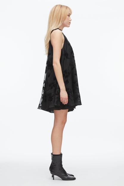 Flocked Organza Trapeze Dress - 3.1 Phillip Lim Customer Favorite
