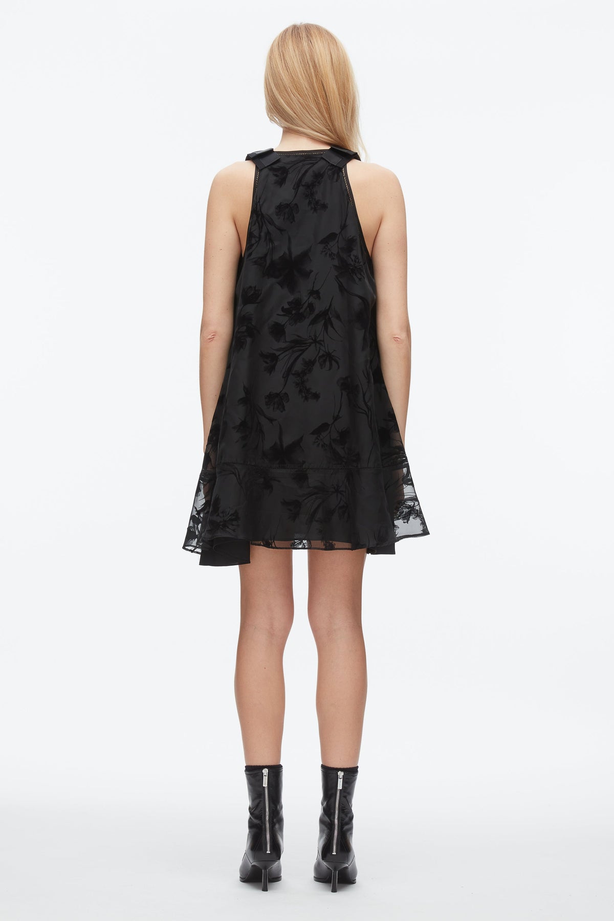 Flocked Organza Trapeze Dress - 3.1 Phillip Lim Customer Favorite