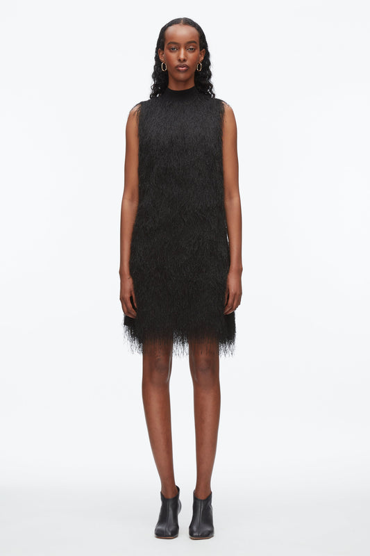 Fringe Mock Neck Shift Dress - 3.1 Phillip Lim Featured