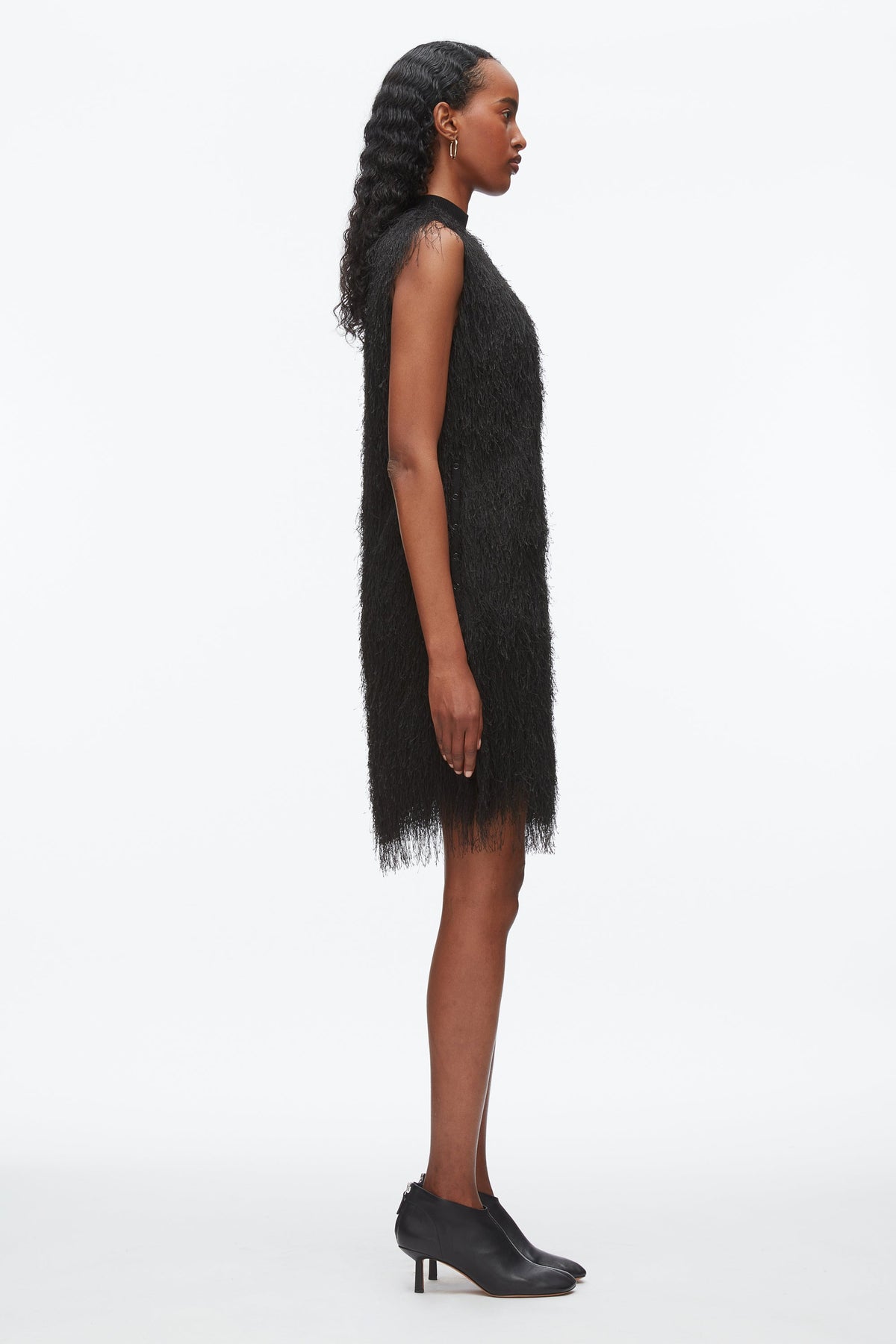 Fringe Mock Neck Shift Dress - 3.1 Phillip Lim Featured