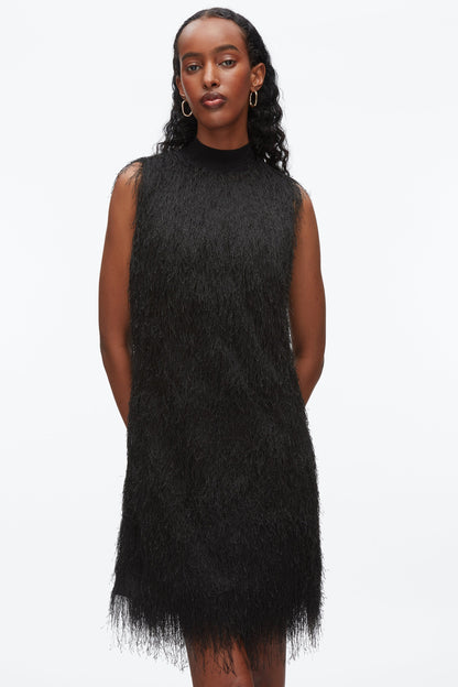 Fringe Mock Neck Shift Dress - 3.1 Phillip Lim Featured