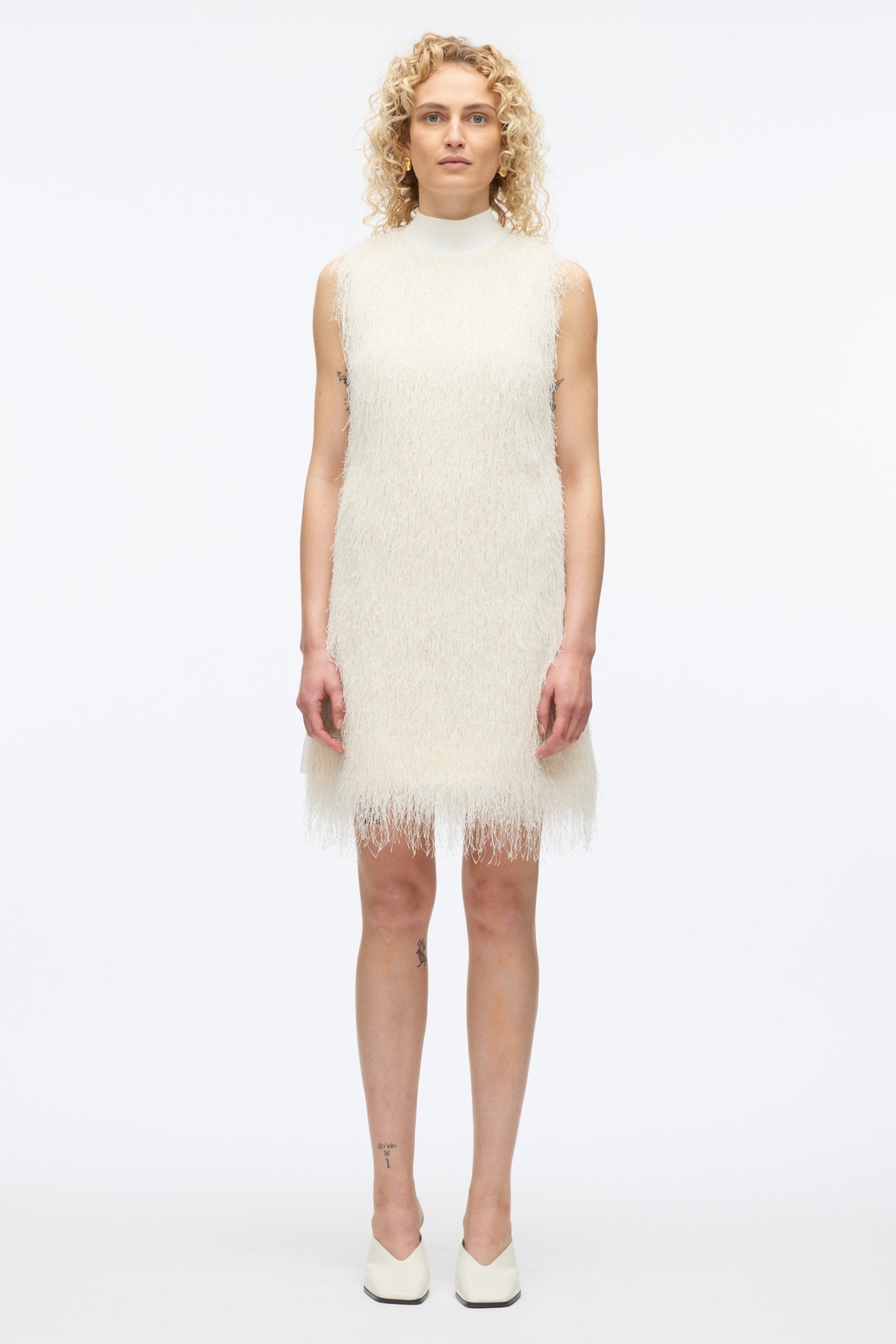 Fringe Mock Neck Shift Dress - 3.1 Phillip Lim Sale