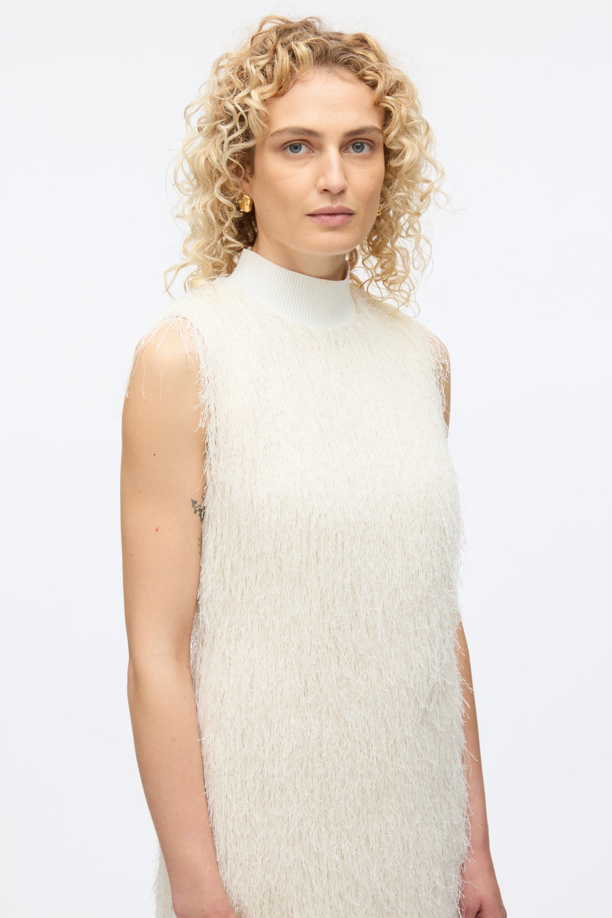 Fringe Mock Neck Shift Dress - 3.1 Phillip Lim Sale
