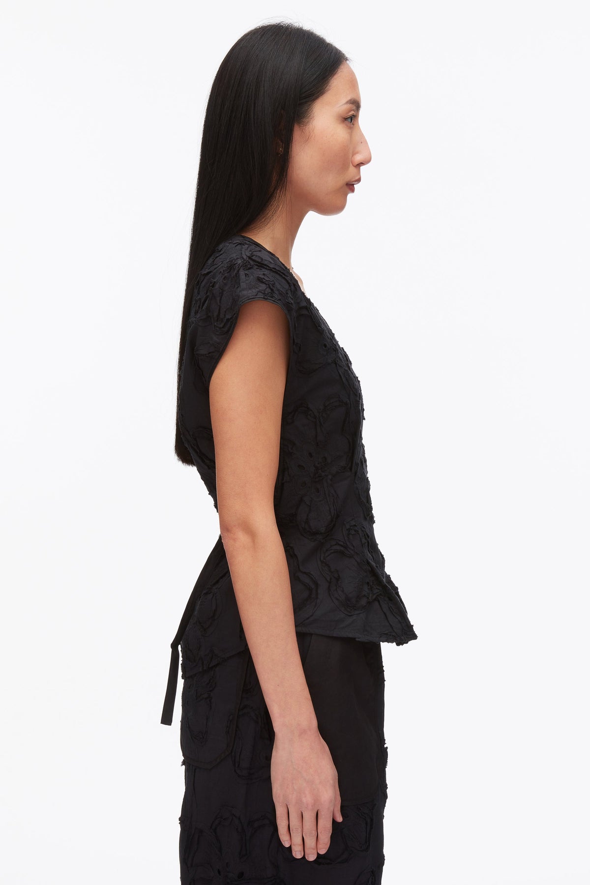 Embroidered Cap Sleeve Top - 3.1 Phillip Lim Signature