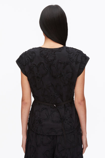 Embroidered Cap Sleeve Top - 3.1 Phillip Lim Signature