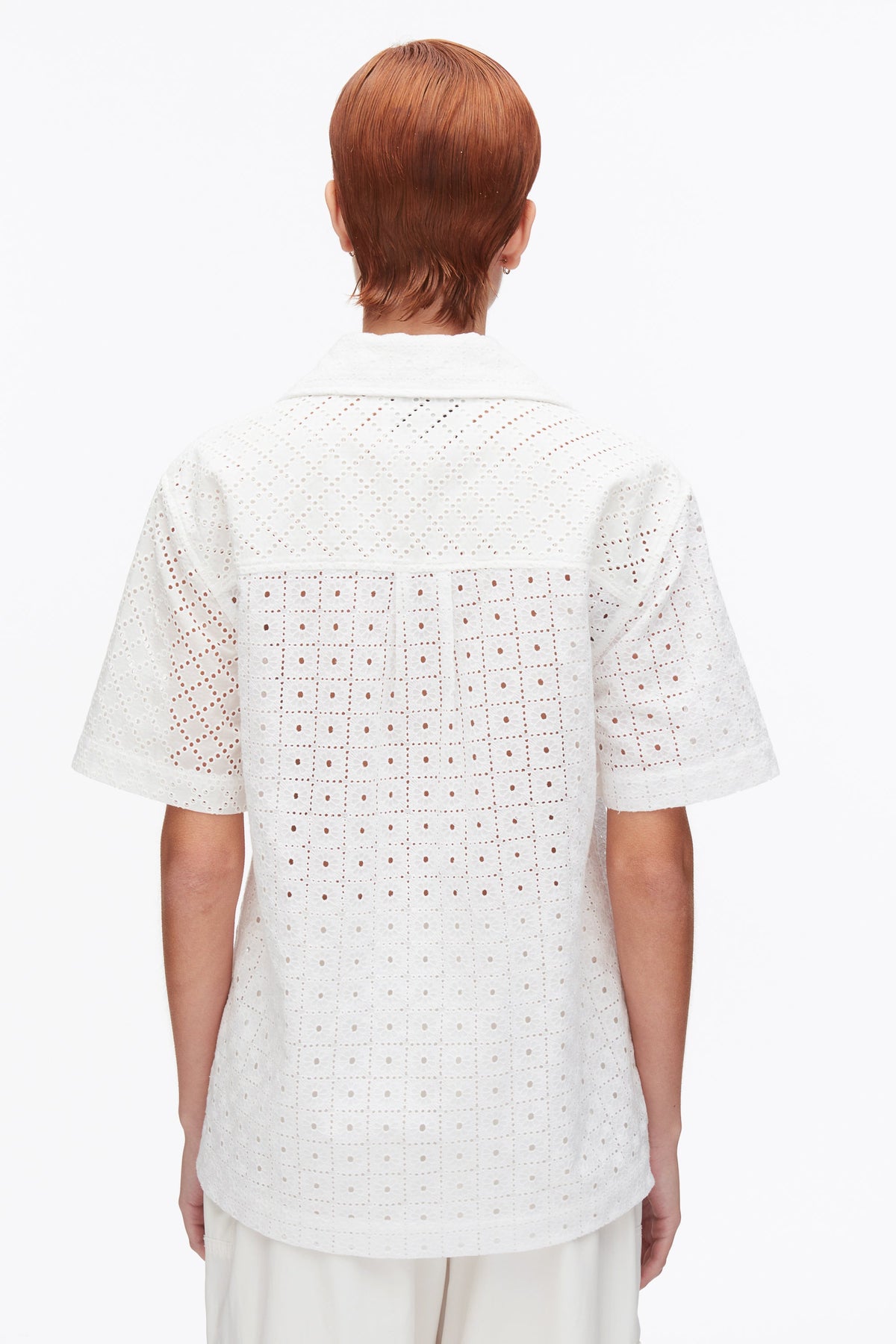 Broderie Anglaise Patchwork Camp Shirt - 3.1 Phillip Lim Essential