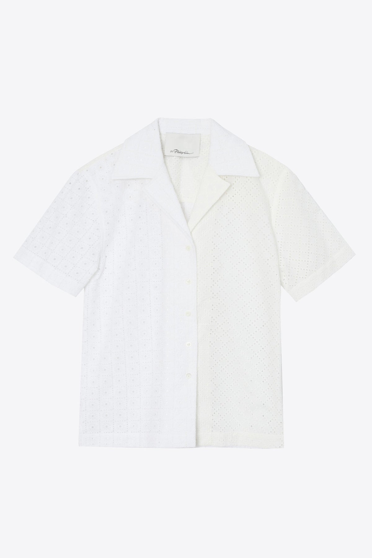 Broderie Anglaise Patchwork Camp Shirt - 3.1 Phillip Lim Essential