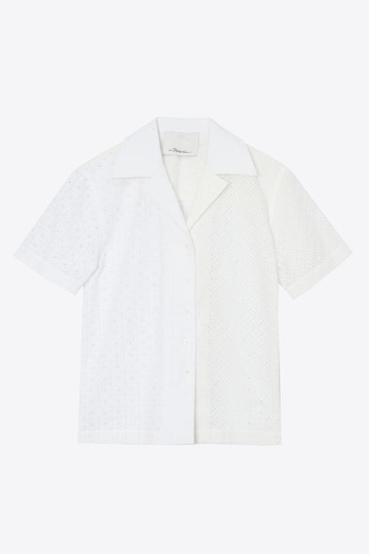 Broderie Anglaise Patchwork Camp Shirt - 3.1 Phillip Lim Essential
