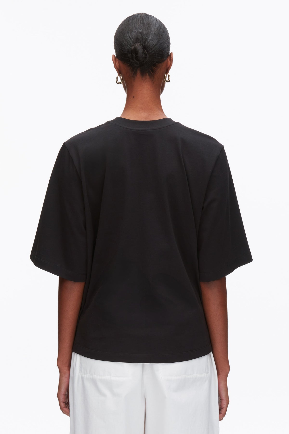 Trapeze T-Shirt with Floral Appliqué - 3.1 Phillip Lim Classic