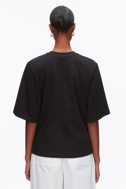 Trapeze T-Shirt with Floral Appliqué - 3.1 Phillip Lim Classic