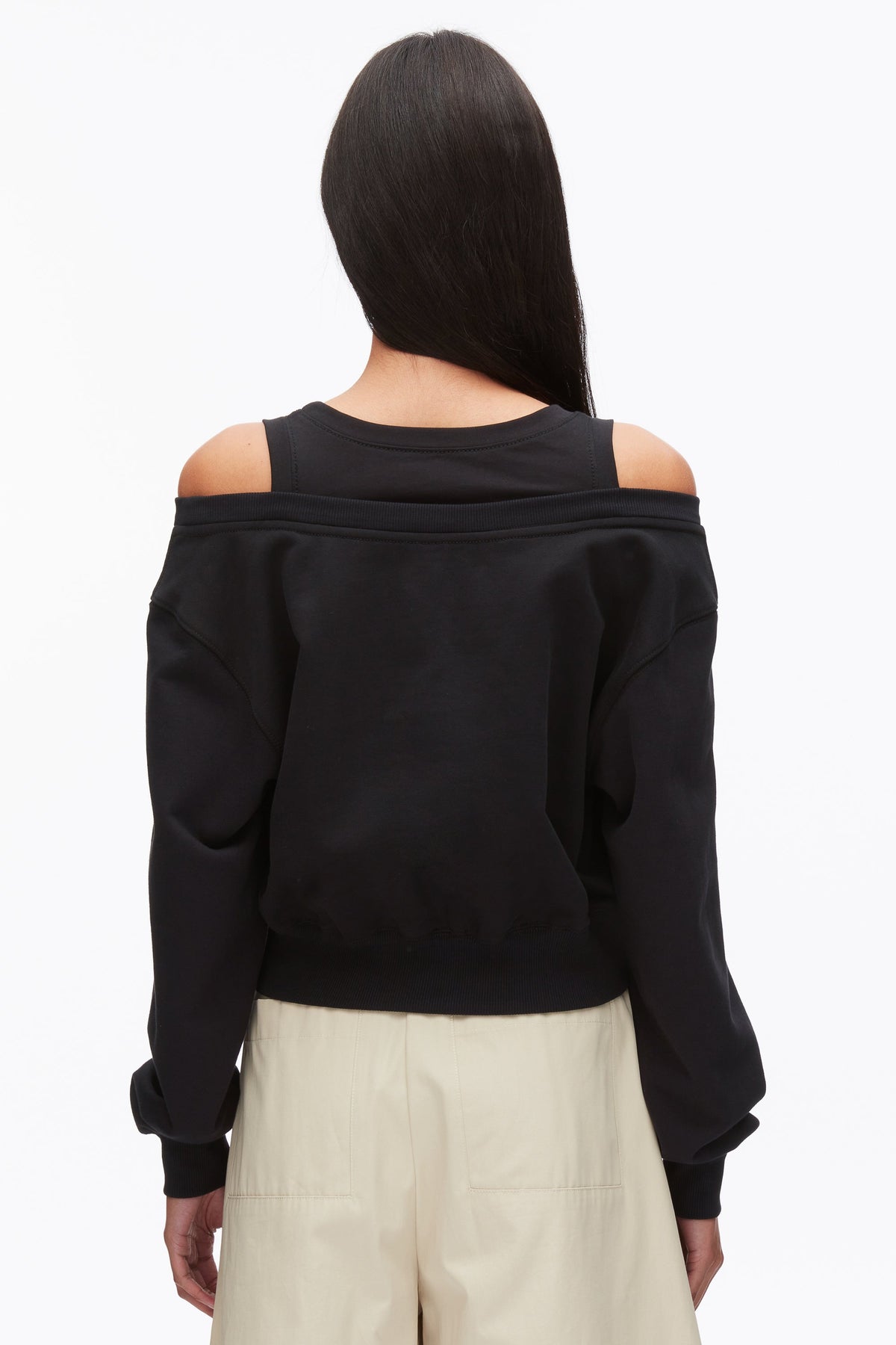 Long Sleeve Embellished Double Layer Top - 3.1 Phillip Lim Trending
