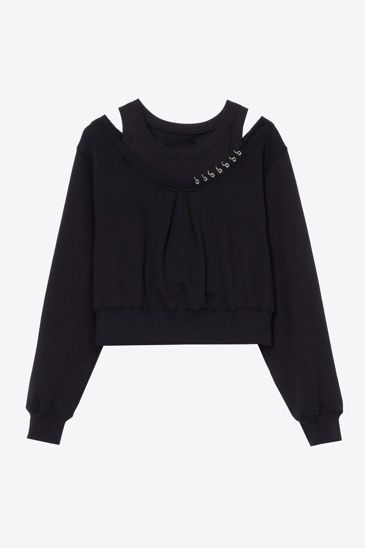 Long Sleeve Embellished Double Layer Top - 3.1 Phillip Lim Trending