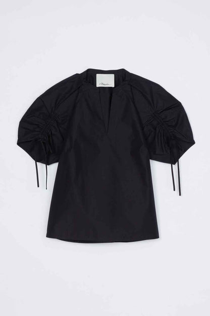 Ruched Sleeve V-Neck Top - 3.1 Phillip Lim Special Offer