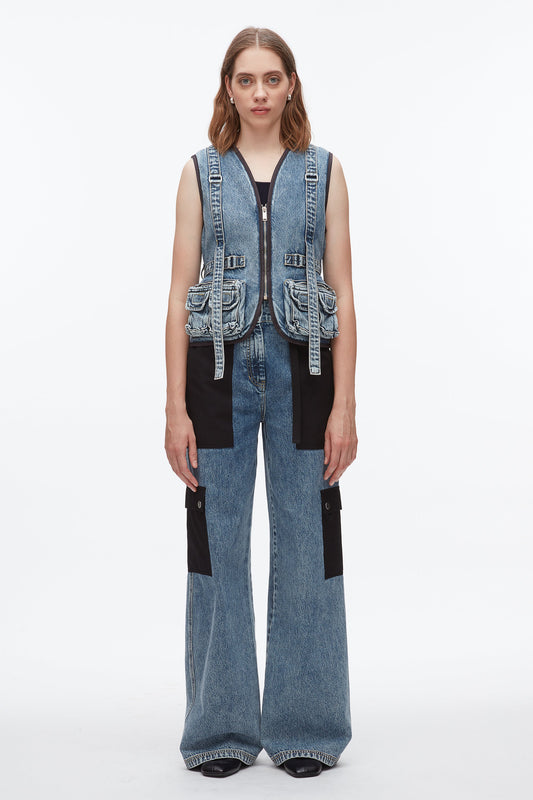 Denim Field Vest - 3.1 Phillip Lim Essential