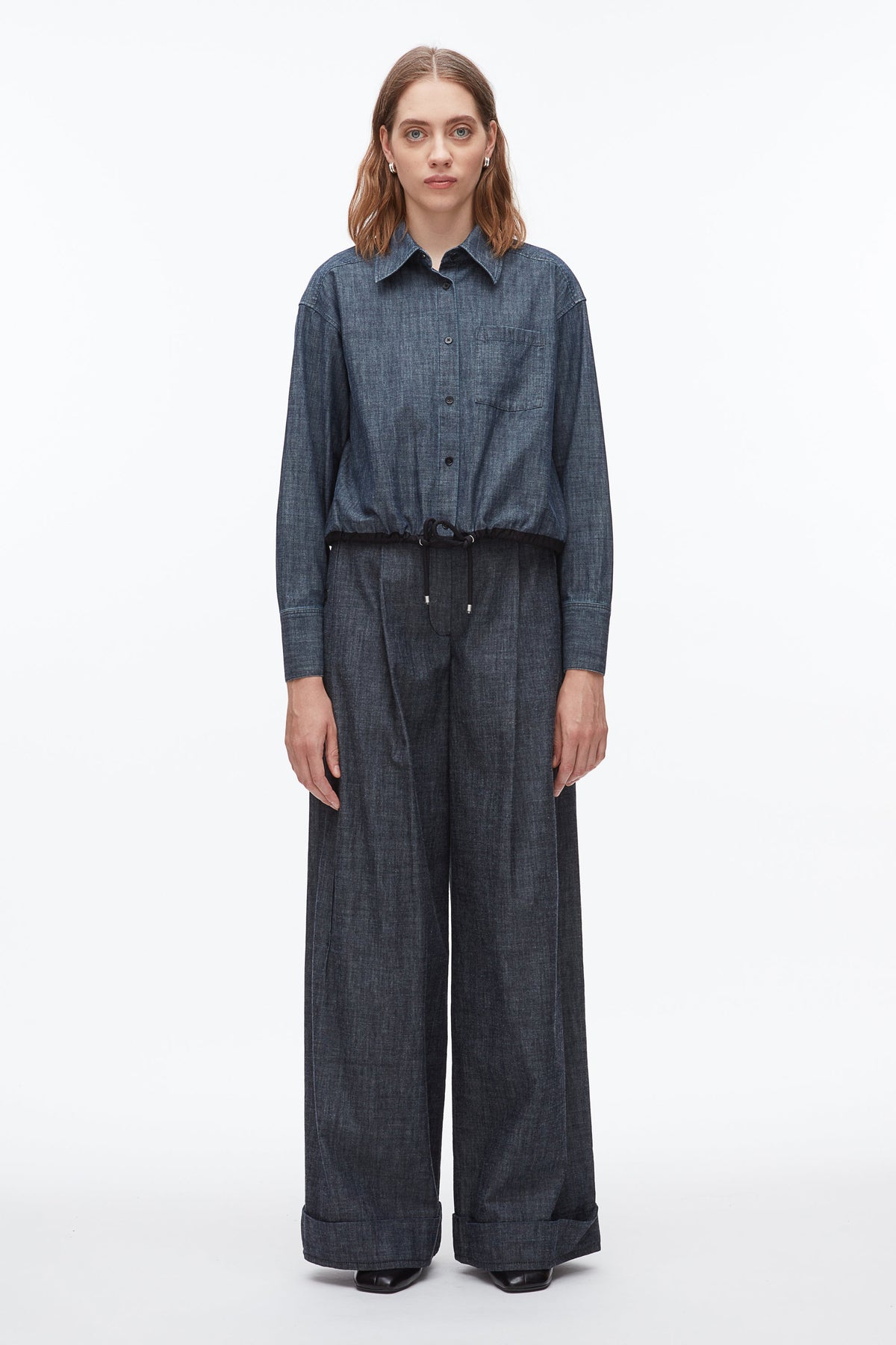 Cropped Chambray Shirt - 3.1 Phillip Lim Special Offer