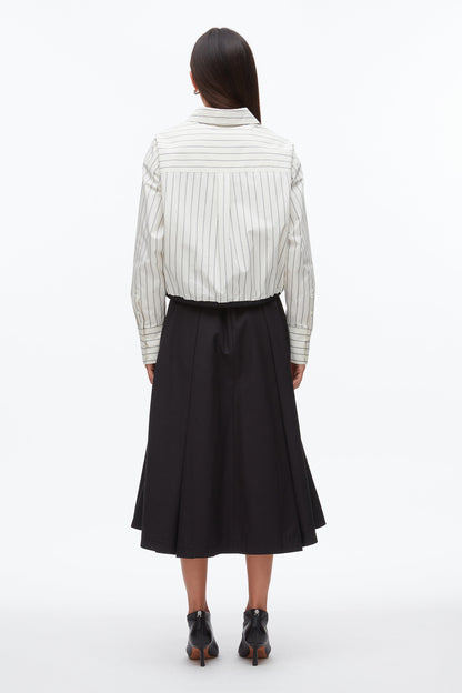 Drawcord Hem Stripe Shirt - 3.1 Phillip Lim Smart Buy