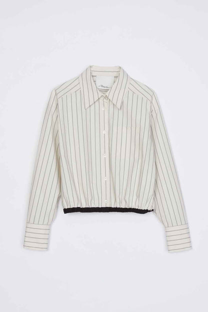 Drawcord Hem Stripe Shirt - 3.1 Phillip Lim Smart Buy