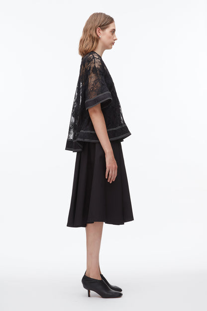 Dimensional Lace Flounce Top - 3.1 Phillip Lim Trusted