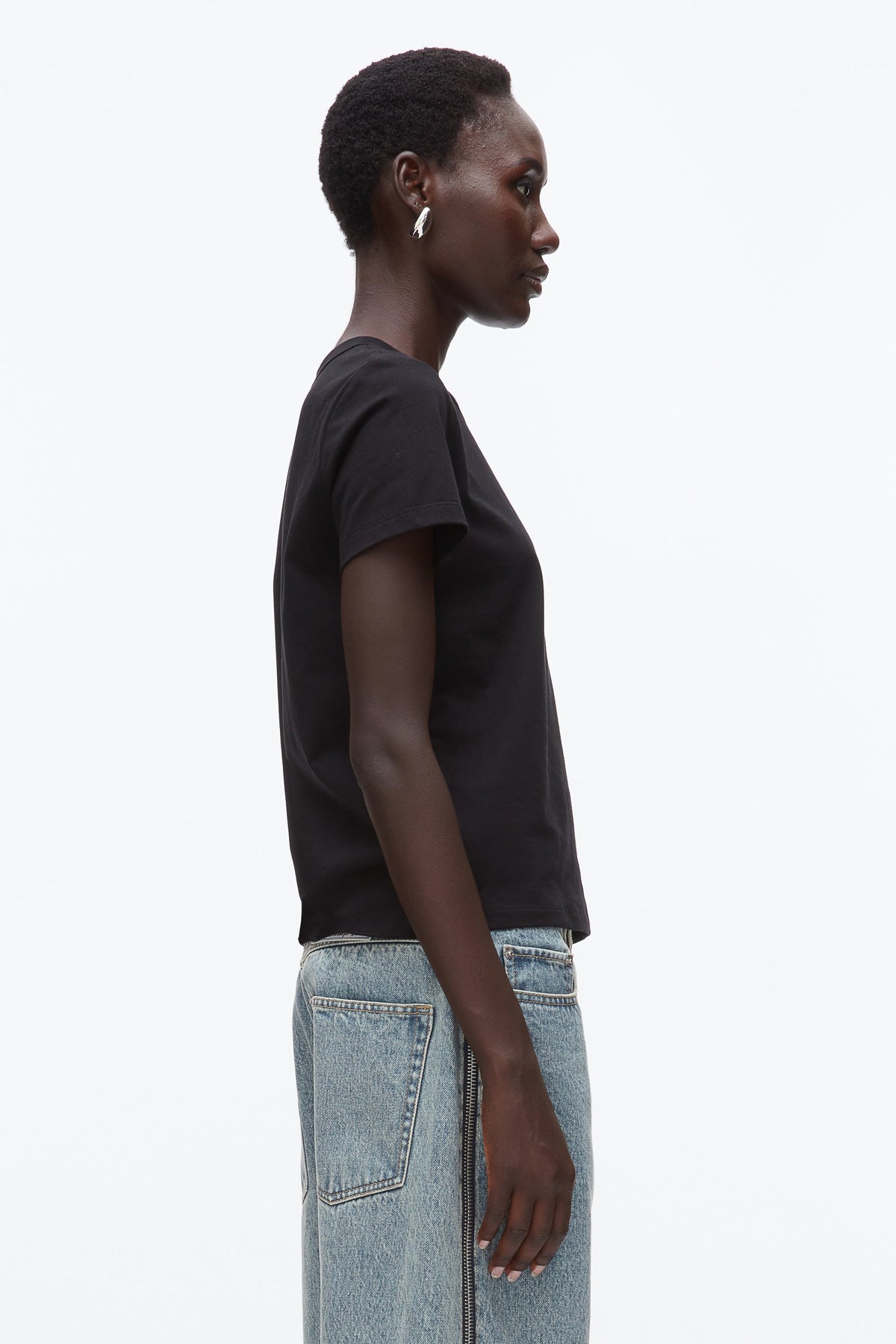 Flower Embroidery Merch Tee - 3.1 Phillip Lim Recommended