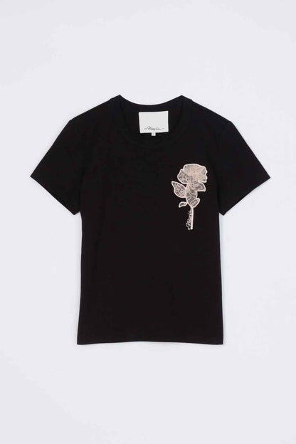 Flower Embroidery Merch Tee - 3.1 Phillip Lim Recommended