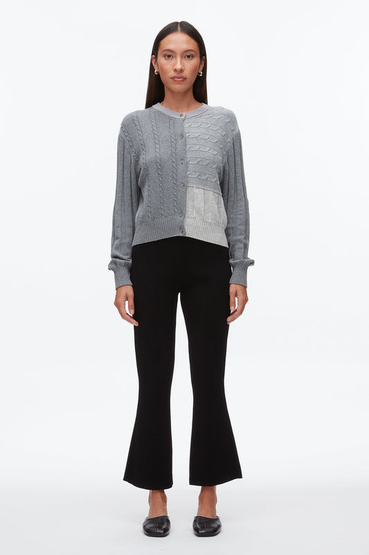 Mix Cable Crew Neck Cardigan - 3.1 Phillip Lim Exclusive
