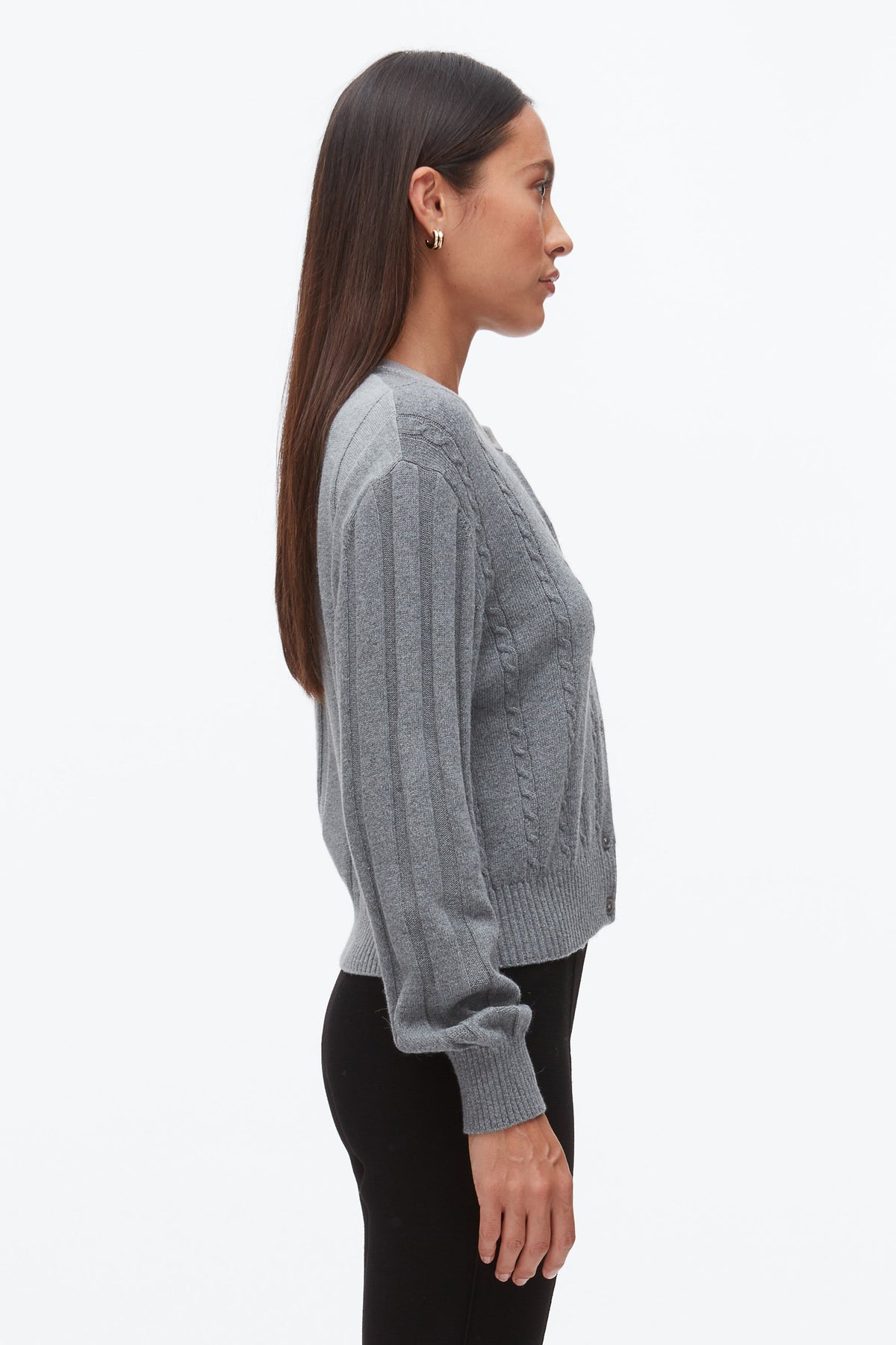 Mix Cable Crew Neck Cardigan - 3.1 Phillip Lim Exclusive