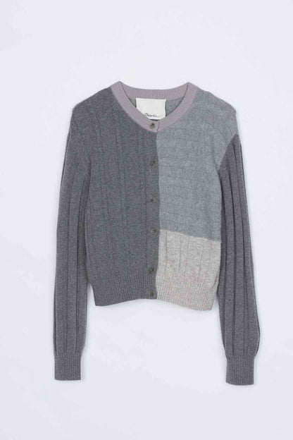 Mix Cable Crew Neck Cardigan - 3.1 Phillip Lim Exclusive