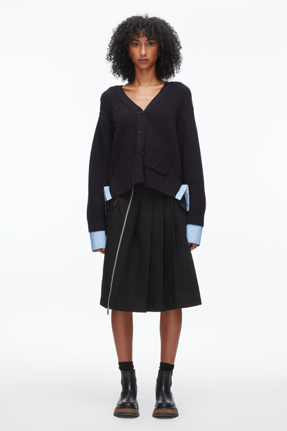 Cable Mix Boyfriend Cardigan - 3.1 Phillip Lim Premium