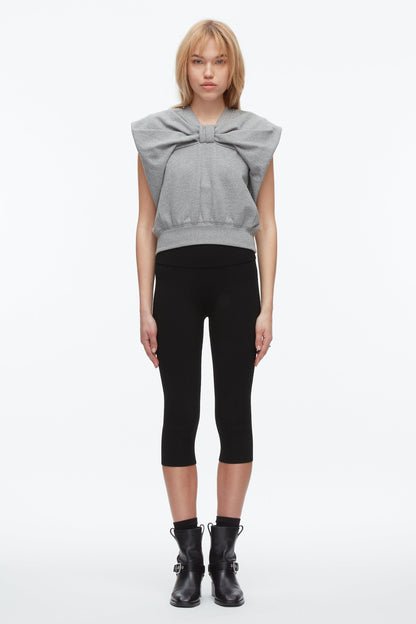 Draped Bow French Terry Top - 3.1 Phillip Lim Customer Favorite
