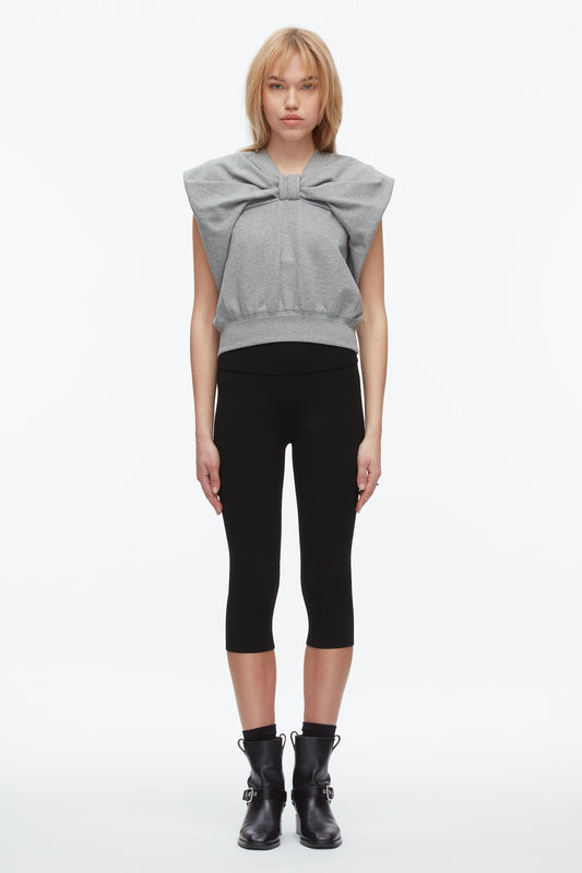 Draped Bow French Terry Top - 3.1 Phillip Lim Customer Favorite