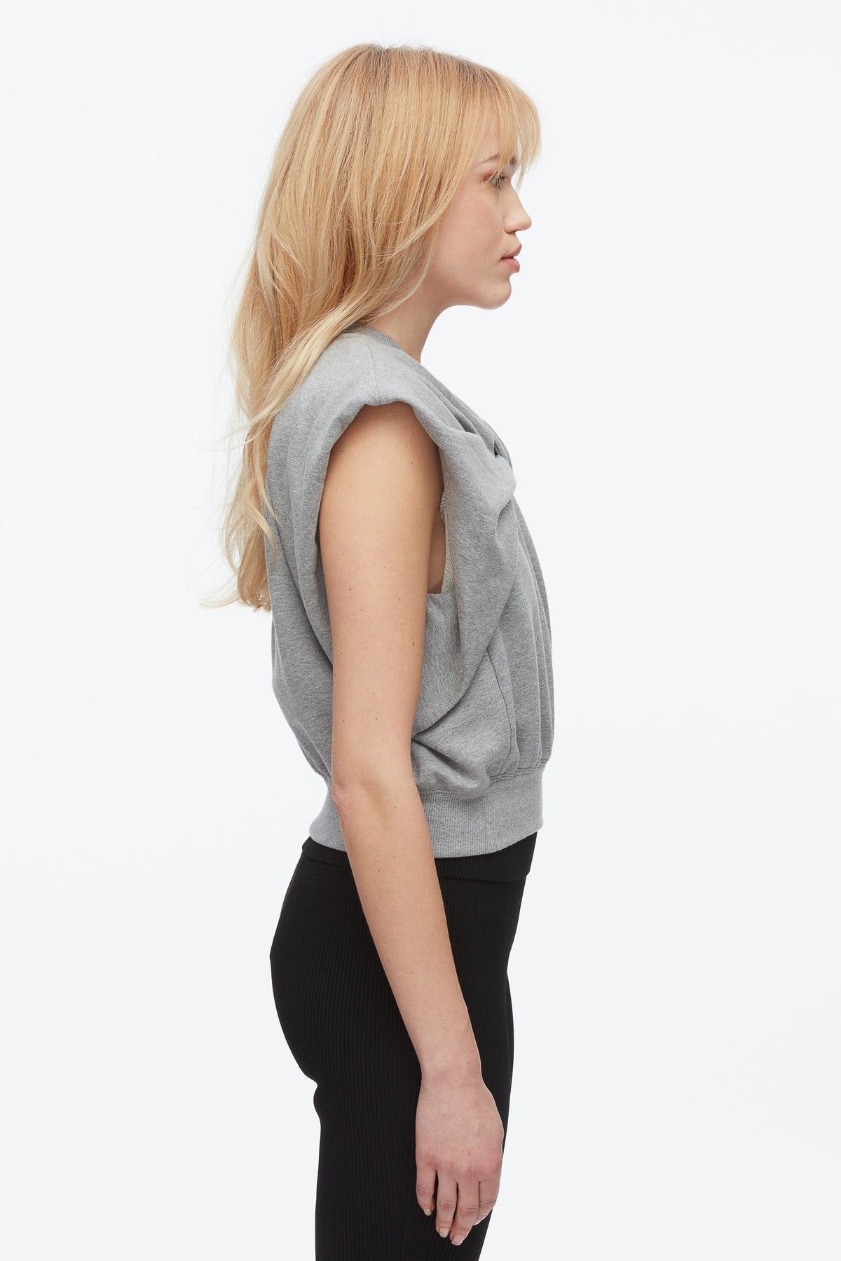 Draped Bow French Terry Top - 3.1 Phillip Lim Customer Favorite