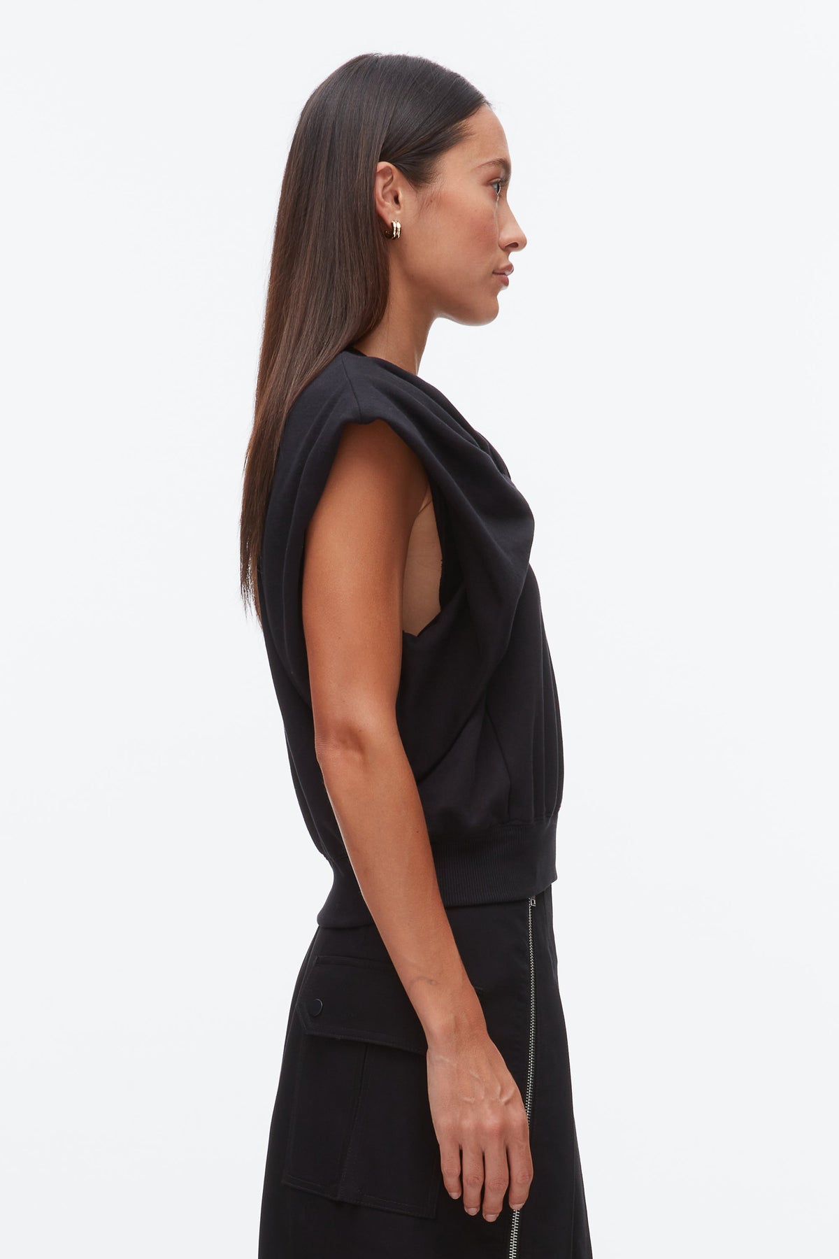 Draped Bow French Terry Top - 3.1 Phillip Lim Top Pick