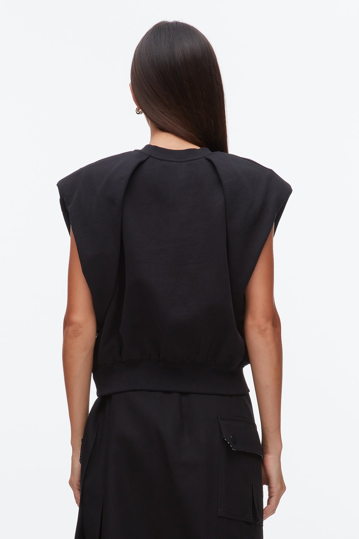 Draped Bow French Terry Top - 3.1 Phillip Lim Top Pick