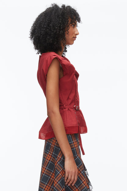 Draped Bow Belted Shell Top - 3.1 Phillip Lim Trusted