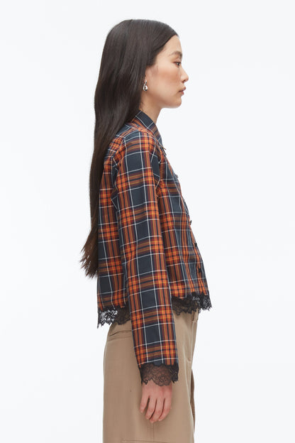 Plaid Mix Cropped Shirt - 3.1 Phillip Lim Popular