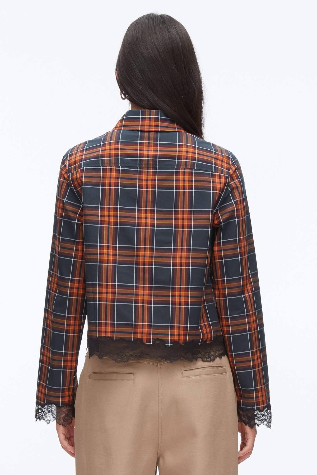 Plaid Mix Cropped Shirt - 3.1 Phillip Lim Popular