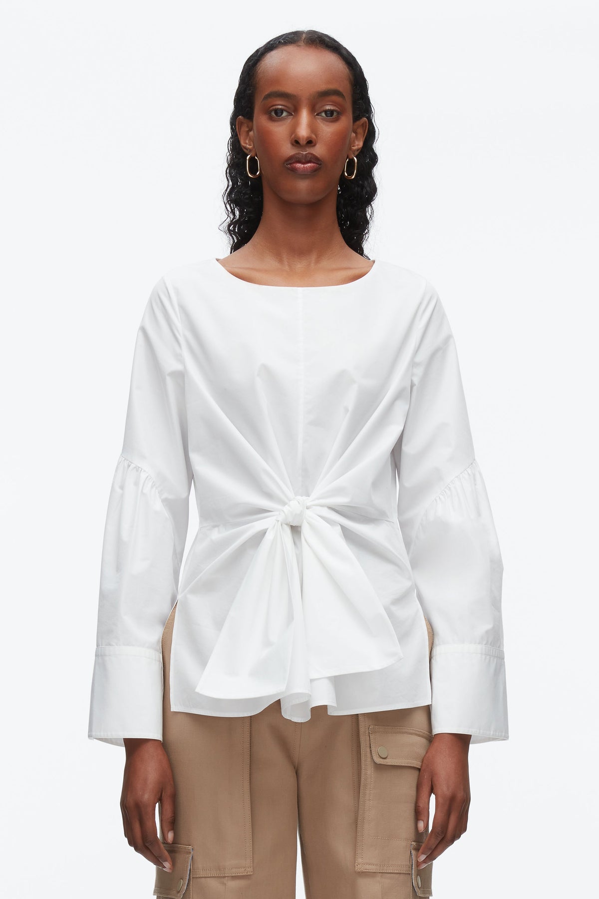 Tie Front Poplin Shirt - 3.1 Phillip Lim Trusted