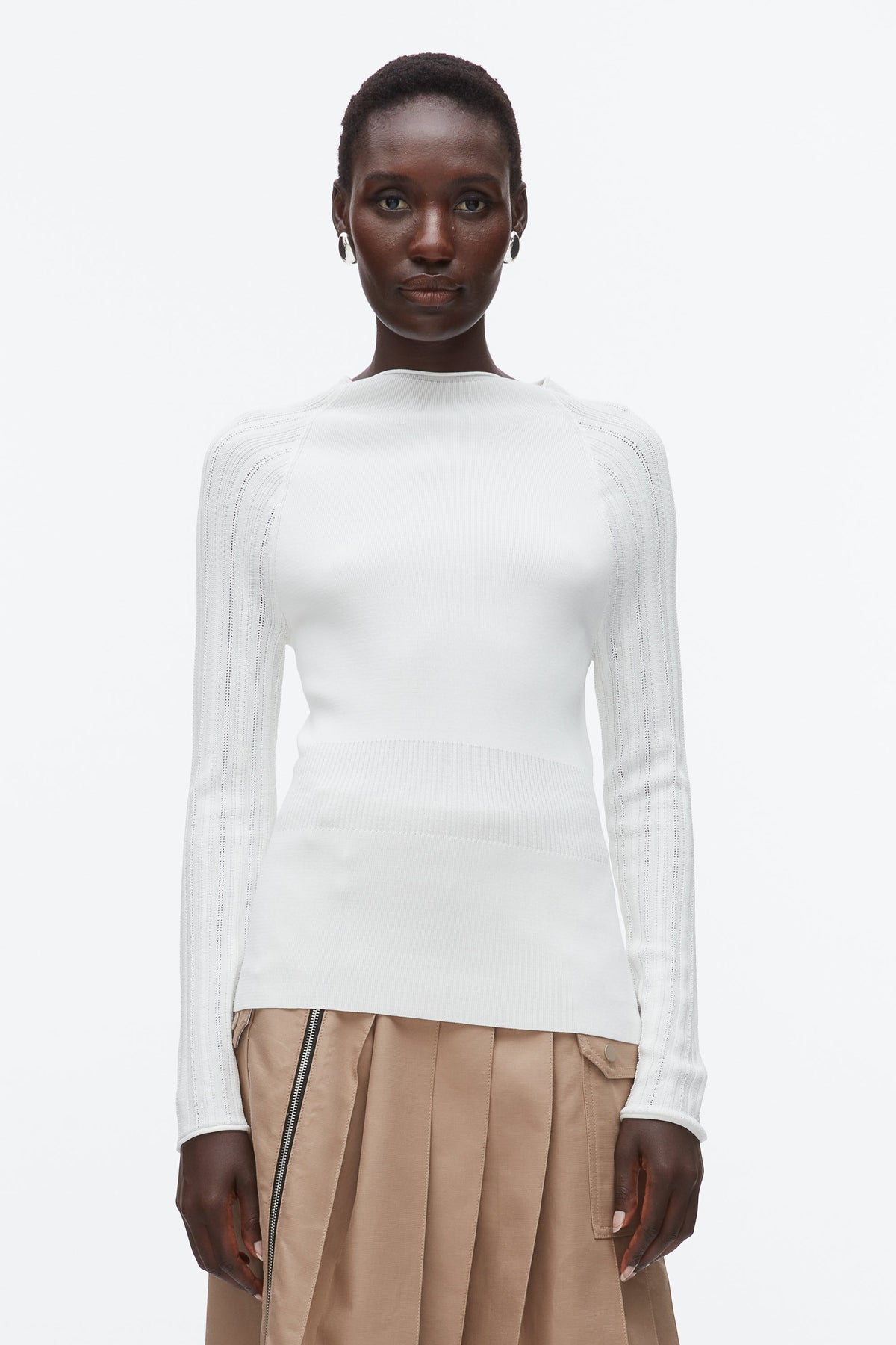 Compact Rib Mockneck Top - 3.1 Phillip Lim Best Seller