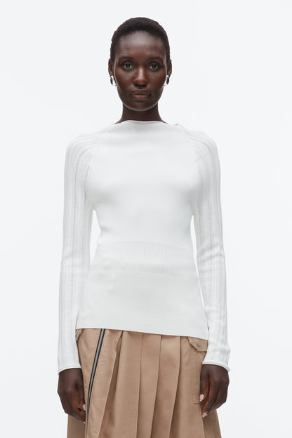Compact Rib Mockneck Top - 3.1 Phillip Lim Best Seller