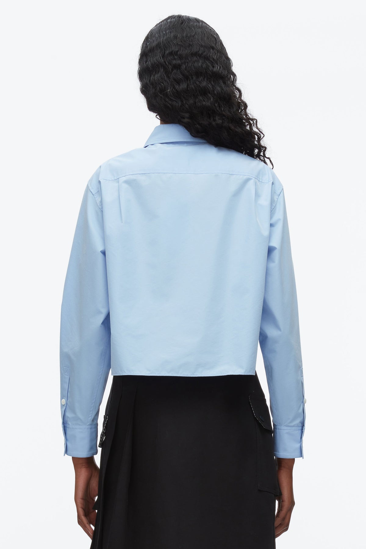 Cropped Shirt with Embroidered Collar - 3.1 Phillip Lim Recommended
