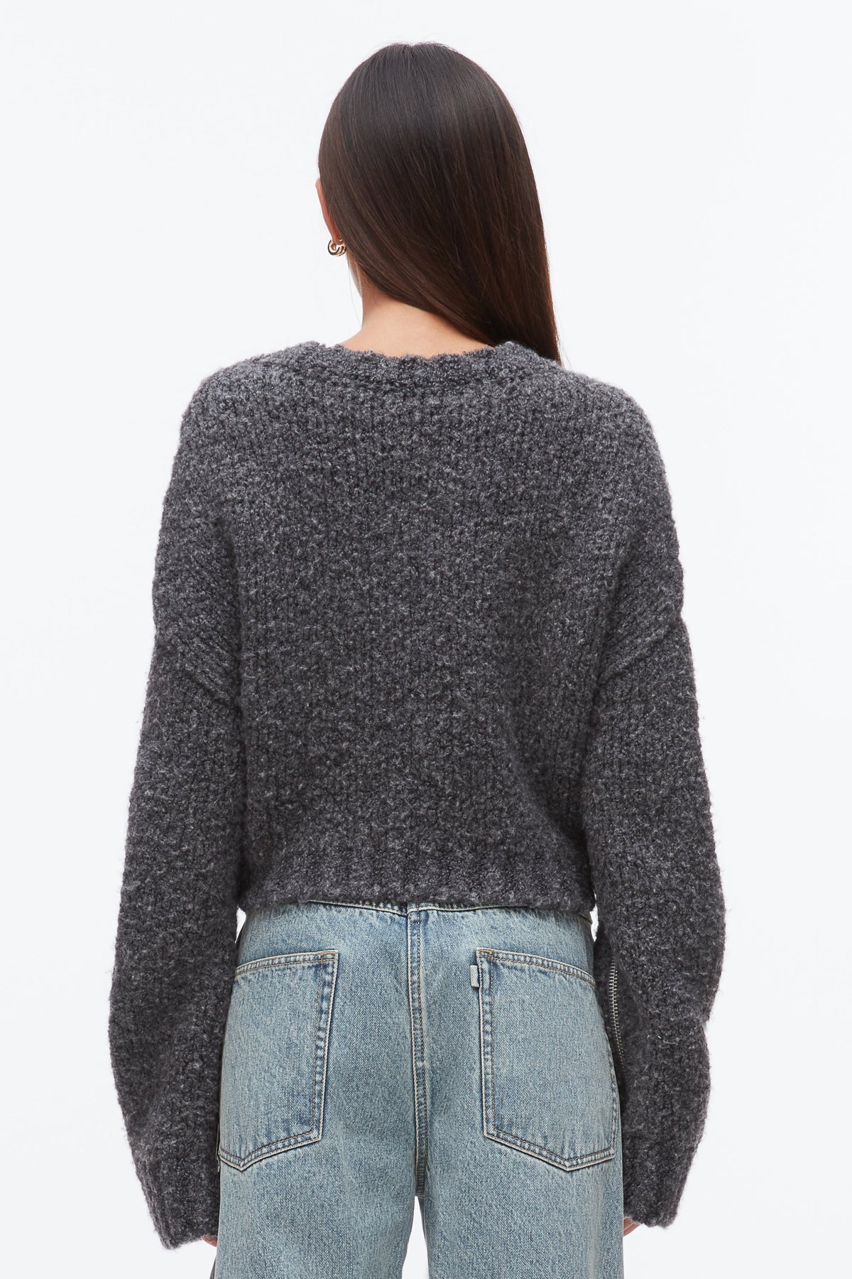Boucle Zipper Crewneck - 3.1 Phillip Lim Essential