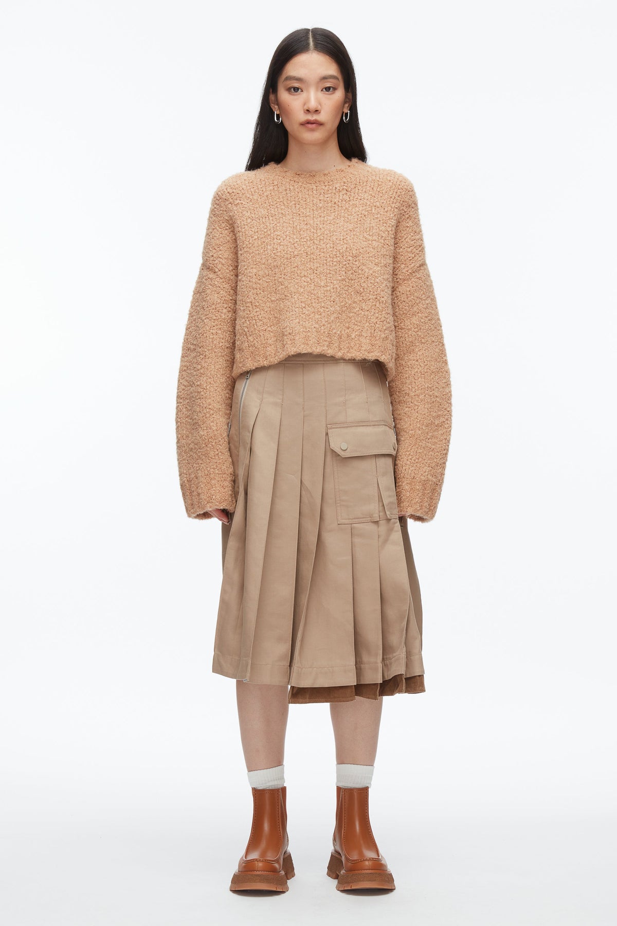 Boucle Zipper Crewneck - 3.1 Phillip Lim Great Value