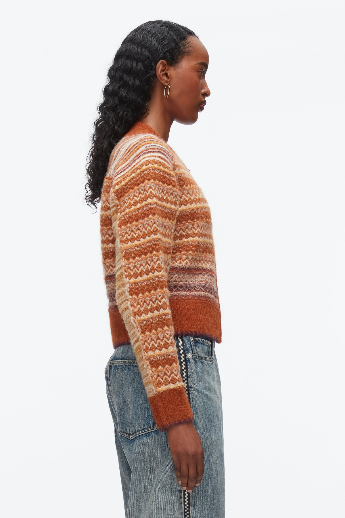 Fair Isle Zip Cardigan - 3.1 Phillip Lim Classic